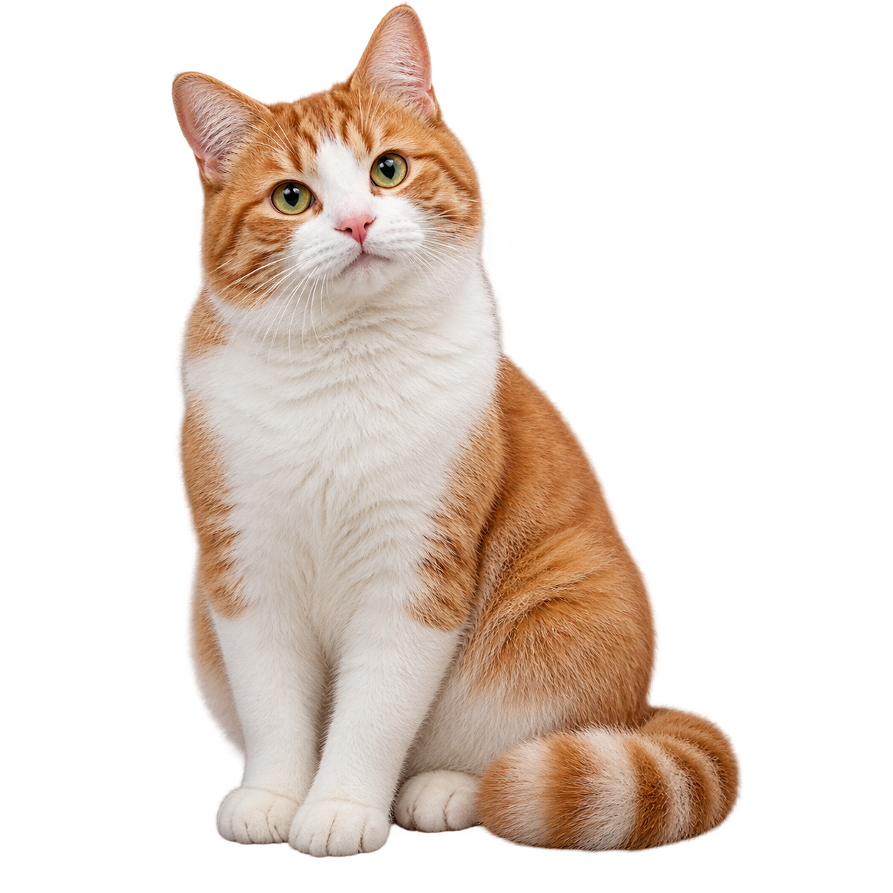 Dekorative sitzende Katze
