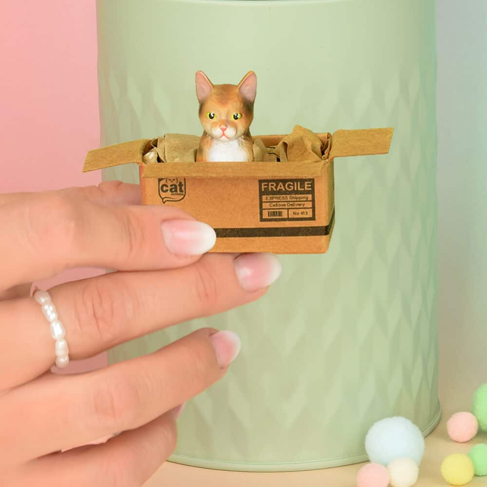 Magnet "braun - getigert" von Katzenmuddi.com