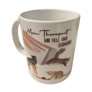 Katzenmuddi-Tasse "Mein Therapeut"